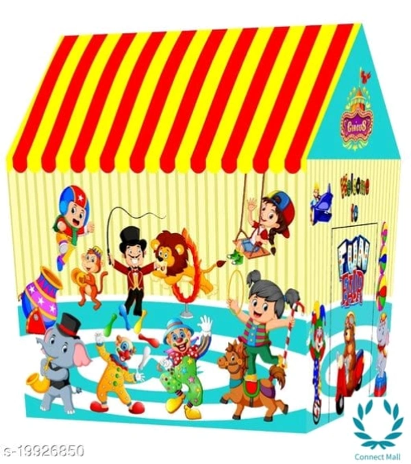  Studio Circus House Kids Tent - Free Size,  Multicolor, Poly Cotton, Tent, MultiPack :1